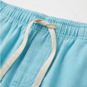 Pantalones de Pijama de Hombre con Cintura Elástica, Corte Recto, Tejido, Ropa de Dormir, Franela a Cuadros, Pantalones de Dormir de Punto, Pantalones Suaves para Estar en Casa - Product Image 3