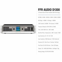 Amplificateur de puissance numérique de classe D GaN série D FFR AUDIO