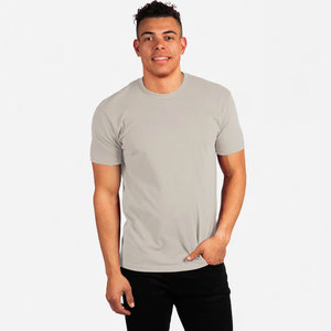 Women Next Level Men's Premium Fitted Sueded Sueded Jersey 60% Combed <b>Ring</b>-Spun Cotton 40% Polyester Shoulder Binding T Shirts - Product Image 6