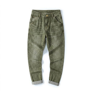 Pantalones Vaqueros de Moda para Hombre, Corte Ajustado, Cómodos y Casuales - Product Image 1