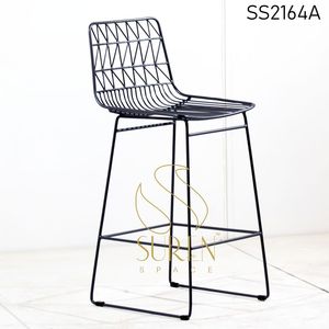 Dernière chaise en fer faite à la main de designer de meubles de restaurant indiens modernes et élégants pour chambre d'hôtel en métal - Product Image 3