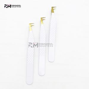 RMI 90 degrés Botte Volume Point 24k or Tip Diamond Grip Blanc Poudre Enduit Couleur - Product Image 3