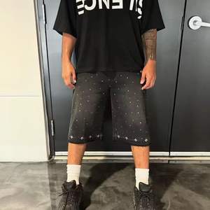 กางเกงยีนส์ขายาวแบบลำลองของผู้ชายกางเกงขาสั้นผ้ายีนส์ขายาวประดับพลอยเทียมใส่ซักได้ตาม2025 - Product Image 6