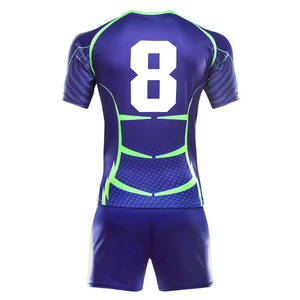 Top Trending Premium Quality Men's Rugby Uniforms with Short Sleeve Custom Logo Print 100% Polyester Quick Dry <b>Adjustable</b> <b>Strap</b> - Product Image 6