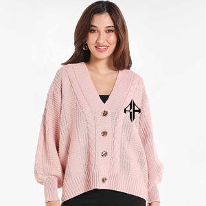 Top New 2025 <b>Women</b> <b>Cardigan</b> Winter Sweater Wholesale Wool / Acrylic Material High Quality Custom Logo by ATLANTIC - Product Image 1