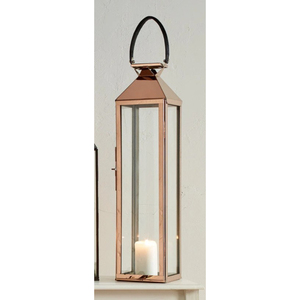 Premium Quality Decorative Gold Metal And Glass Square <b>Lantern</b> <b>Candle</b> Holder With Handle For Home Wedding And Event Decor - Product Image 4