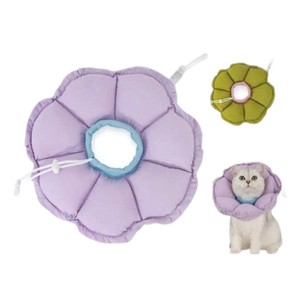 ปลอกคอกันน้ำแบบนุ่มปรับได้สำหรับสุนัข ป้องกันการเลียและกัดหลังผ่าตัด ผลิตที่หลงอัน - Product Image 2