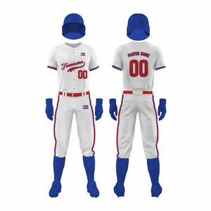 Nouveaux uniformes de baseball sur mesure 2026 de haute qualité, tailles personnalisables, prix de gros, 100 % polyester, vêtements de sport pour adultes - Product Image 4