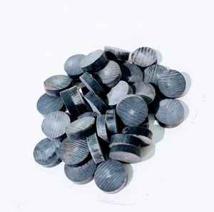 Botones de Cuerno de Búfalo Genuinos de Fabricante Indio, Color Natural, Botones en Blanco para Uso en Prendas - Product Image 3