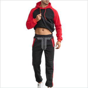 Survêtements à capuche personnalisés pour hommes de haute qualité, en molleton 100% coton, décontractés, à manches longues, avec logo personnalisé - Product Image 4