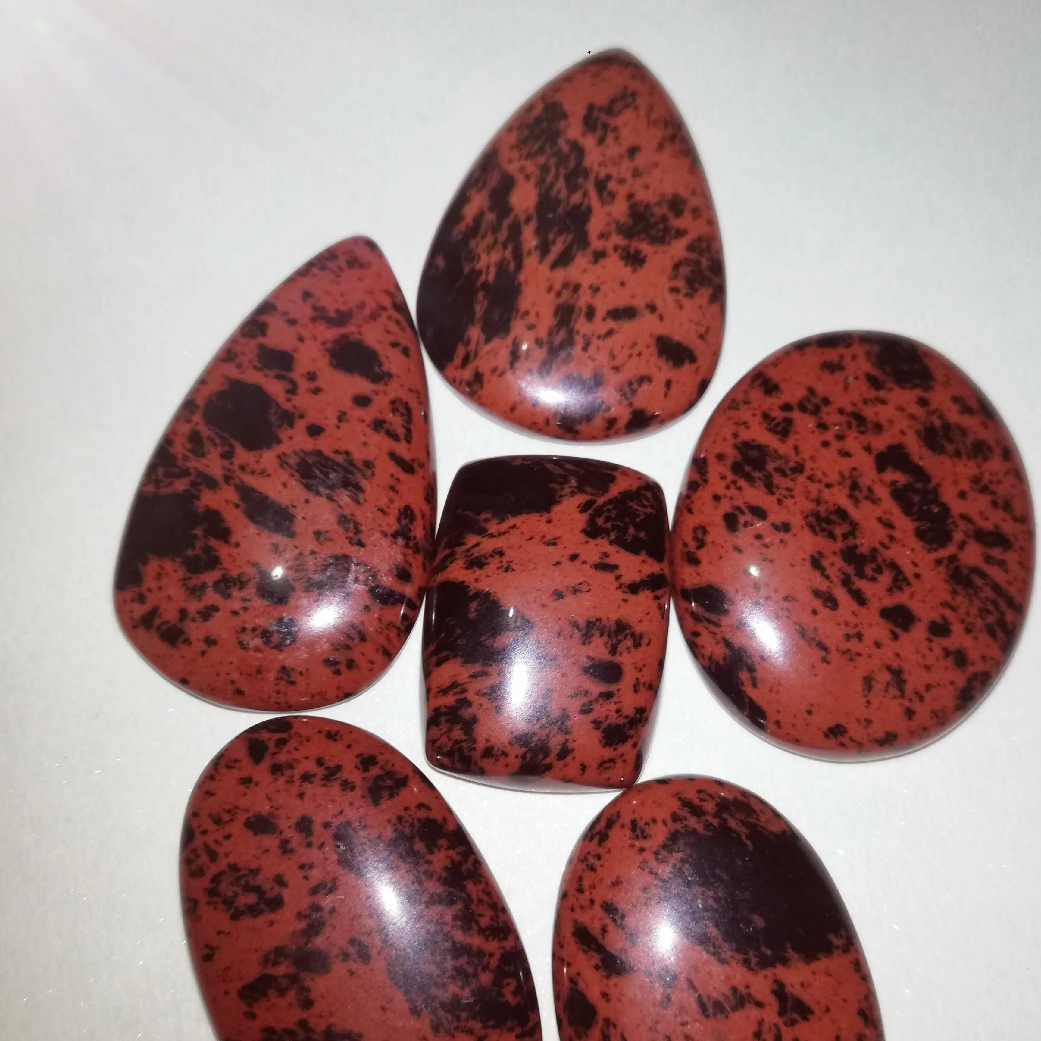 Natuurlijke Marconi Obsidiaan Edelsteen Verbazingwekkende Prachtige Losse Steen Bulk Prijs Cabochon Voor Sieraden Maken