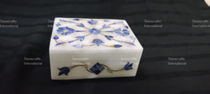 Joyero de mármol de estilo moderno más vendido, diseño rectangular hecho a mano para colecciones finas, precio competitivo directo de India - Product Image 4