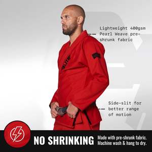 BJJ GI สำหรับผู้ชาย ibjjf กิโมโน BJJ jiujitsu GIS w/preshrunk ผ้าและเข็มขัดฟรี - Product Image 2