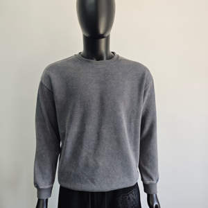 เสื้อสเวตเตอร์ขนแกะแท้สำหรับชายและหญิงเสื้อลำลองผ้าฝ้ายนุ่มๆสำหรับฤดูหนาวสามารถซักได้ - Product Image 1