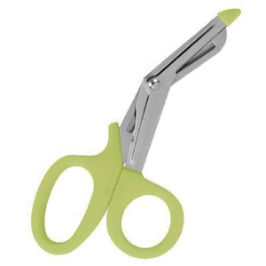 Ciseaux à pansement médicaux manuels en acier inoxydable Poignée jaune Outil de coupe pour traumatismes EMT Instrument de premiers soins durable Certifié CE - Product Image 4