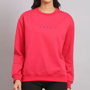 Vente en gros Sweat femme manches longues Chemise polaire Haut décontracté pour Streetwear Style Custom Made Fashion Sweatshirt - Product Image 1