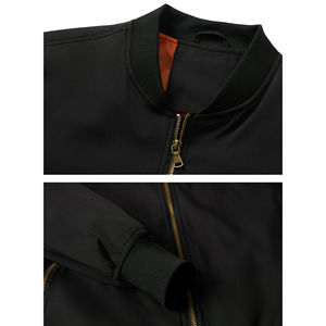 Blouson Bomber Homme Personnalisé de Haute Qualité – Nouveau Style Réversible avec Col Montant et Poches Décoratives – Vente Chaude en Gros - Product Image 3