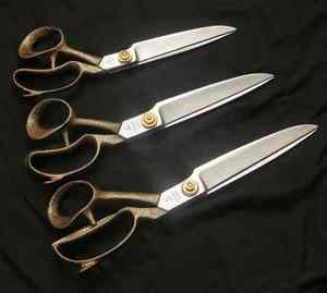 Idéal pour les couturiers Ciseaux de tailleur Grand 10 pouces Coupe pointue en acier inoxydable Couture Heavy Duty Tissu Ciseaux Logo personnalisé OEM - Product Image 4