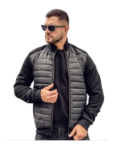 . Blouson aviateur homme léger avec fermeture à glissière tissu respirant coupe confortable idéal pour le printemps automne et les tenues quotidiennes - Product Image 1