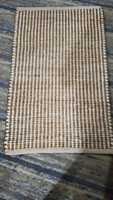 Tapis d'intérieur et d'extérieur fait main en jute et sisal tissé à la main de style ferme, brodé, de différentes couleurs, pour la maison, la cuisine, jacquard