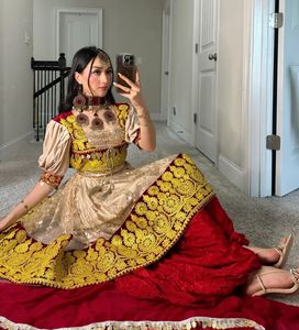 Vêtements traditionnels faits à la main robe afghane haute qualité meilleur matériel afghan Vintage femmes robes 0582 - Product Image 2