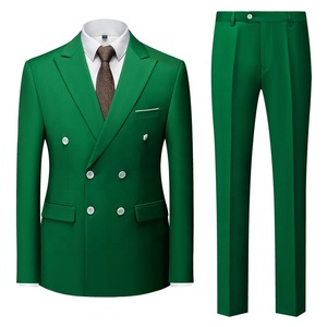 Completi doppiopetto <span class=keywords><strong>da</strong></span> uomo colorati pantaloni a due pezzi abbigliamento <span class=keywords><strong>blu</strong></span> Navy smoking giacca abito <span class=keywords><strong>da</strong></span> sposa abito <span class=keywords><strong>da</strong></span> sposa - Product Image 2