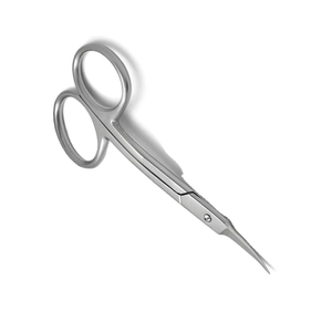 Tijeras para cutículas de doble borde curvo de acero alemán de 9,5 CM personalizadas, con acabado Dall Tijeras para uñas, hoja recta afilada para uso en belleza - Product Image 6