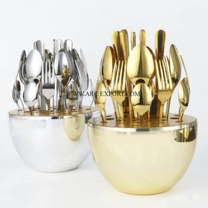 Cuillère pour le déjeuner et le dîner, ensemble de 5 couverts, décoration de table, accessoires de cuisine, couverts plats pour la vente en gros - Product Image 5