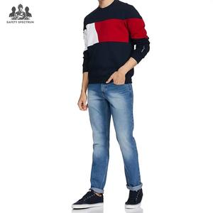 Sweat-shirt décontracté pour homme à col rond, manches longues, uni, 100% coton, hiver, OEM, impression numérique personnalisée, imperméable, écologique - Product Image 3