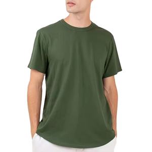 Camisetas de alta calidad, venta al por mayor, camisetas informales con diseño personalizado y hombros caídos, camiseta en blanco con gráfico sólido de alta calidad para hombre - Product Image 3