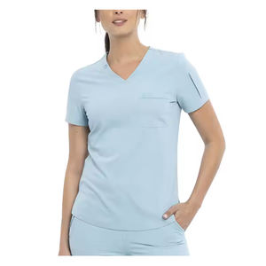Conjuntos de algodón y poliéster de alta calidad, uniforme de enfermería personalizado, tops de calidad superior para mujer, uniforme de enfermería - Product Image 1