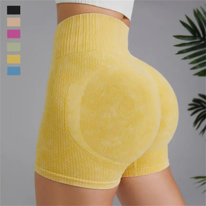 Women Sports Yoga Shorts Jogging Fitness High Waist Push up Gym Short Workout <b>Booty</b> Gym Yoga shorts for women - Product Image 3