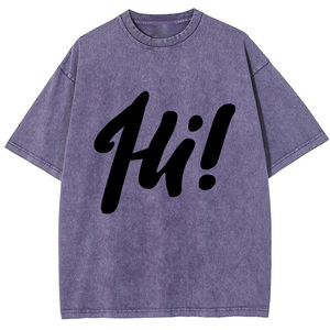Vintage 100% algodón Boxy recortado ajuste corto longitud gráfico camisetas Streetwear DTG impresión hombres camisetas - Product Image 6