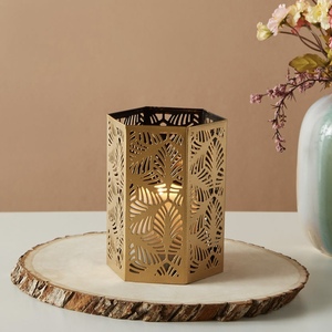 Moroccan Modern Iron Metal Candle Holders Lanterns & Jars for Home Wedding Christmas & Festive <b>Decor</b> - Product Image 1