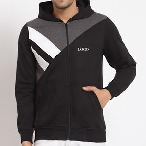 Últimas sudaderas con cremallera de gran tamaño para hombres Tarifa barata/Precio de fábrica Colección de invierno Trajes de tendencia Bloqueo de color 2026 - Product Image 1