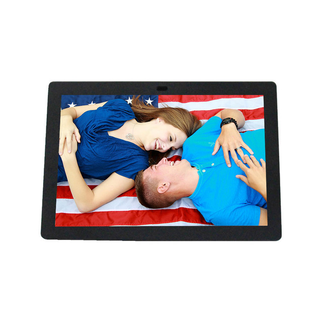 Factory Wholesale 8 Inch Digital Photo Frame WiFi Displaying Pictures Videos Clock Function MP4 Format Wall-Mountable Display