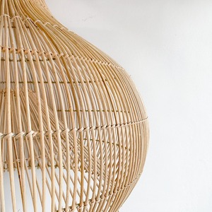 Vintage Chinese Traditional <b>Rattan</b> Pendant <b>Lamp</b> Shade Coastal Minimalist for Living Room Bedroom Decor Direct Factory Price - Product Image 4