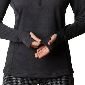 Ropa transpirable para exteriores, camisas personalizadas con media cremallera para mujer, estilo de moda 2024, media cremallera, Top Meath para mujer - Product Image 5