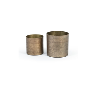 Florero y caja de Metal de decoración de diseño de tendencia superior, florero de aluminio de diseño hecho a mano personalizado de exportador al por mayor - Product Image 1
