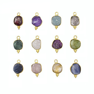 Ruby Raw Gemstone <b>Pendant</b> Gold Vermeil 925 Sterling Silver Bezel Set Charm Single <b>Bail</b> Stylish Jewelry Gift for Her - Product Image 5