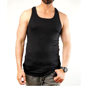 Débardeur sans manches d'entraînement de gymnastique personnalisé pour les hommes/Fitness Wear hommes prix raisonnable débardeur à vendre - Product Image 5