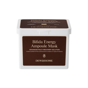 Masque en tissu énergisant Dewassome Bifida Energy Ampoule, 80 pièces, pack familial jumbo, soin revitalisant pour le visage, le corps, les mains, le nez, les pieds et la poitrine - Product Image 1