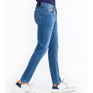 Pantalones Vaqueros Transpirables de Diseño Moderno para Hombre, Logotipo Personalizado, Estilo Recto, Lavados, para Invierno, Otoño, Verano y Primavera - Product Image 3