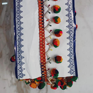 Beautiful Soft <b>Net</b> Lace Applique Work for Designer Dresses Sarees <b>Dupattas</b> Available in Rolls for Wholesale Buyers - Product Image 1