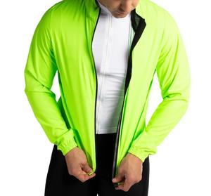 Veste coupe-vent de cyclisme personnalisée pour homme, impression personnalisée, logo réfléchissant, doublure en mesh respirante, veste coupe-vent de course à pied - Product Image 3