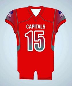Uniforme de Fútbol Americano Azul y Amarillo para Equipos Deportivos Profesionales, Hecho a Medida en Pakistán, Camisetas Juveniles de Fútbol Americano - Product Image 3