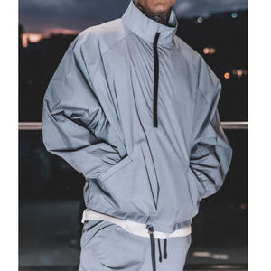 Chaqueta Cortavientos de Otoño Transpirable de Alta Calidad, Chándal de Algodón y Nailon para Hombre, Ligero y de Longitud Completa - Product Image 5