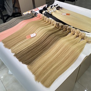 Extensiones de Cabello Humano al por Mayor, Cabello Virgen con Cutícula Alineada, Color con Mechas, Doble Trama, Paquetes de Cabello Natural 100% Vietnamita - Product Image 5