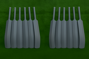 Mahaplay <b>Size</b> 5 Plastic <b>Cricket</b> <b>Bat</b> for Beginners (Ages <b>3</b>-8) Eco-Friendly Durable Lightweight Design Reinforced Toe Balanced - Product Image 2