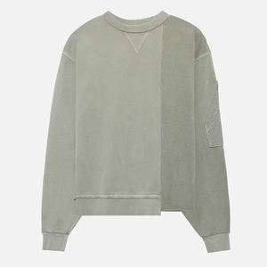 เสื้อสเวตเตอร์แบบสวมหัวสำหรับผู้ชายเสื้อสเวตเตอร์ผ้าฝ้าย100% โอเวอร์ไซส์สไตล์วินเทจ - Product Image 2